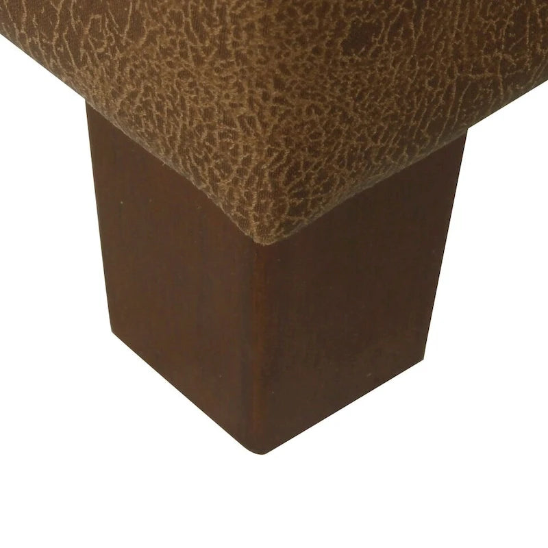 Banc de rangement capitonné Caluire Copper Grove