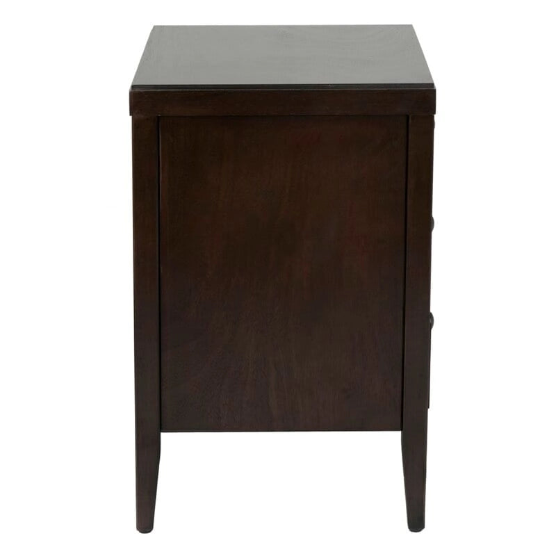 Table de chevet de rangement en bois peint avec tiroirs de East at Main