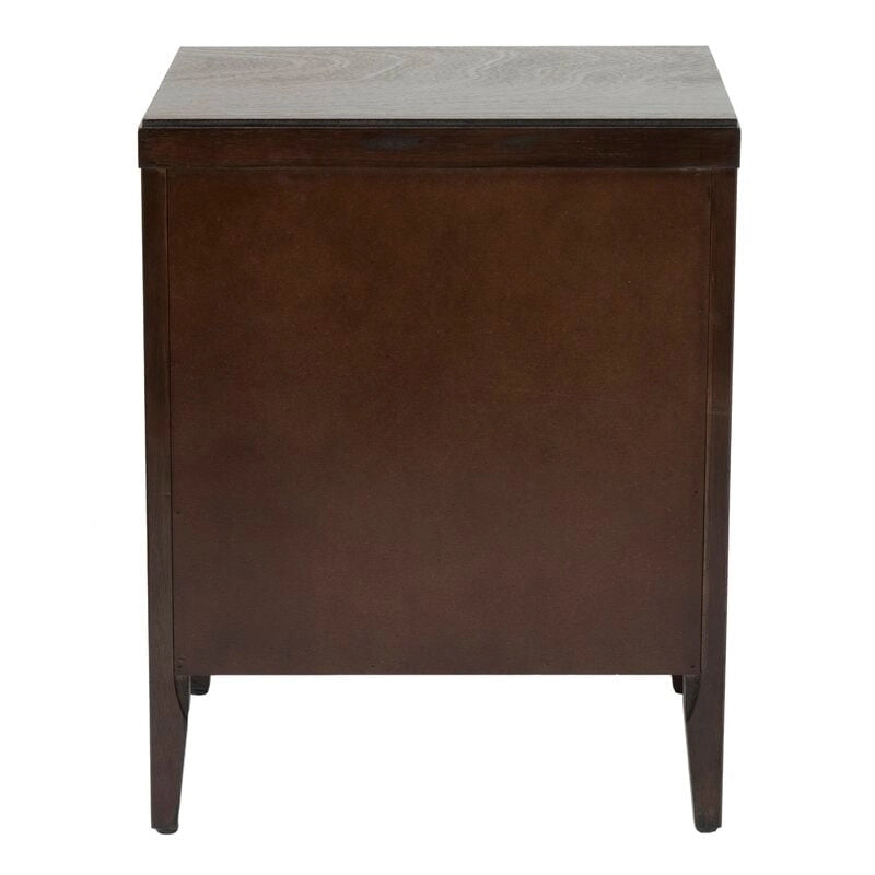Table de chevet de rangement en bois peint avec tiroirs de East at Main