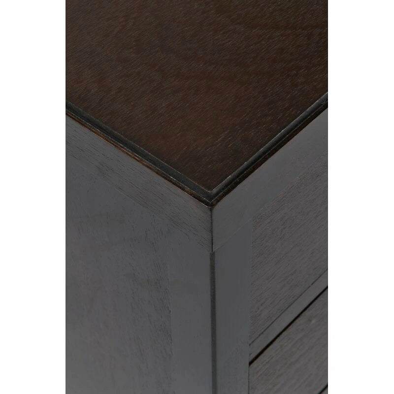 Table de chevet de rangement en bois peint avec tiroirs de East at Main
