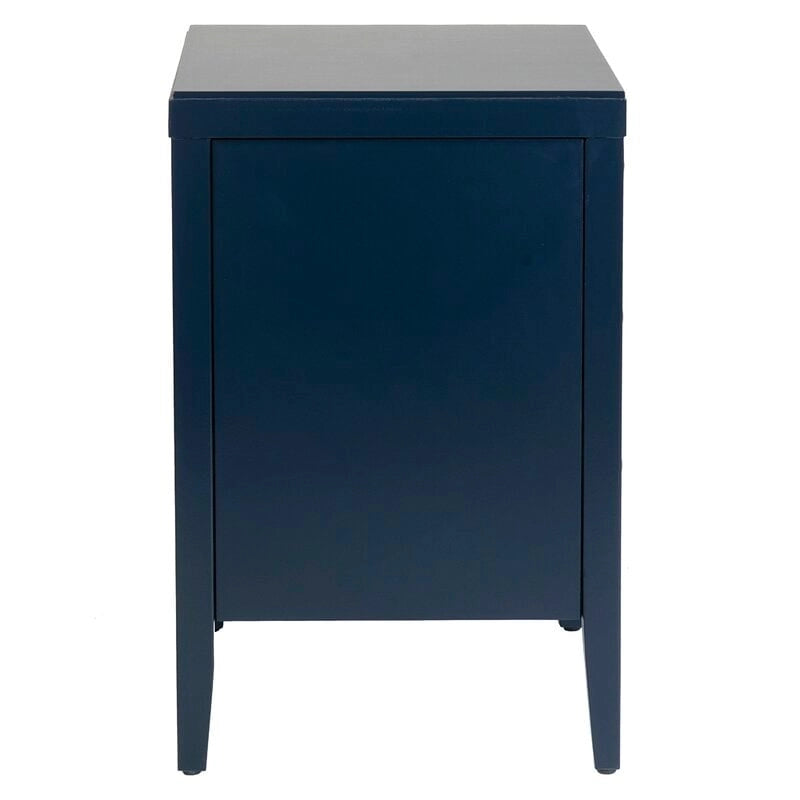 Table de chevet de rangement en bois peint avec tiroirs de East at Main