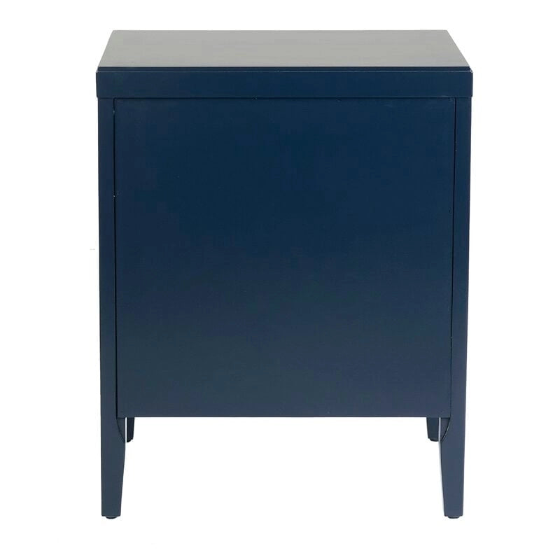 Table de chevet de rangement en bois peint avec tiroirs de East at Main