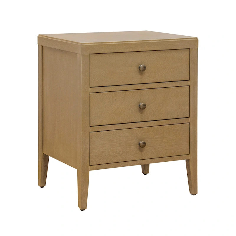 Table de chevet de rangement en bois peint avec tiroirs de East at Main
