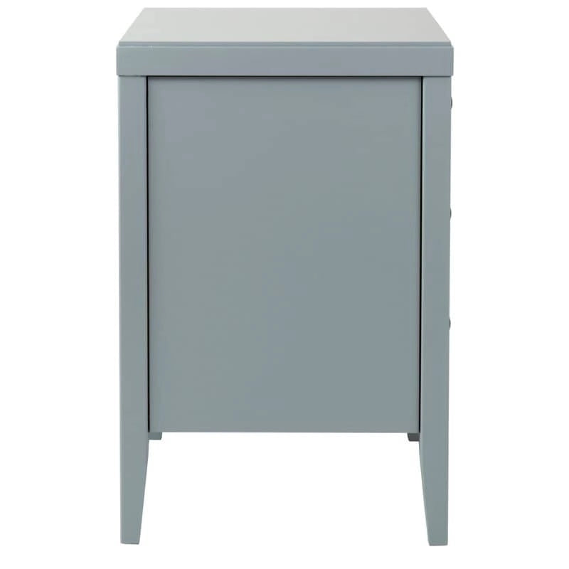 Table de chevet de rangement en bois peint avec tiroirs de East at Main