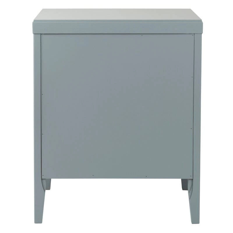 Table de chevet de rangement en bois peint avec tiroirs de East at Main