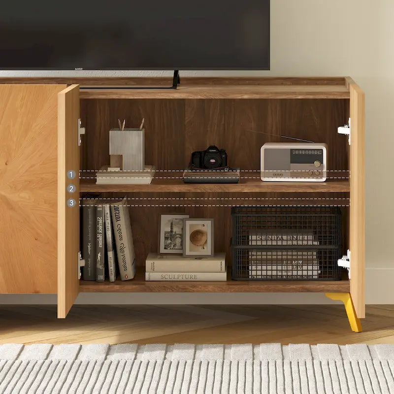 Moasis 63 Meuble TV En Bois Massif