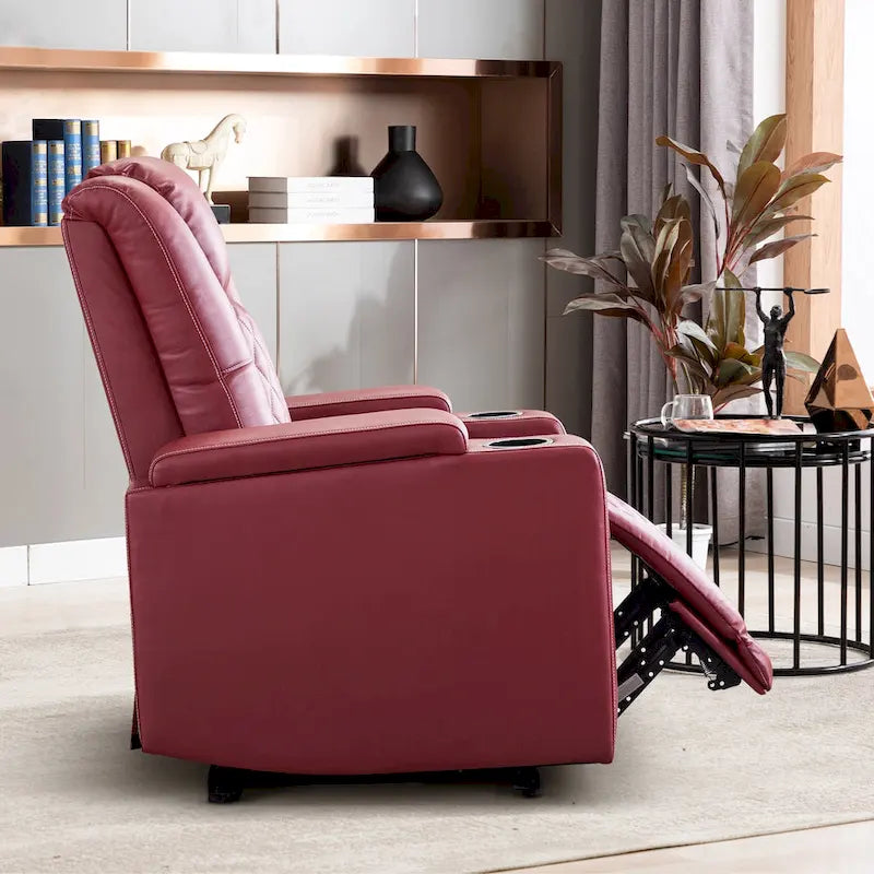 Fauteuil inclinable de cinéma électrique avec ports USB et porte-gobelets