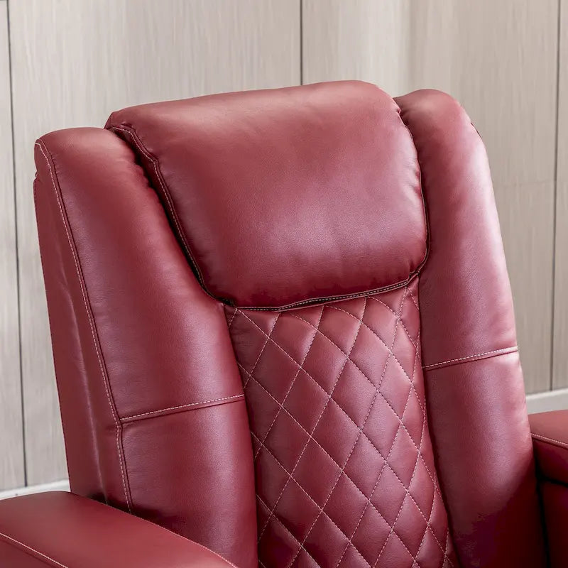 Fauteuil inclinable de cinéma électrique avec ports USB et porte-gobelets