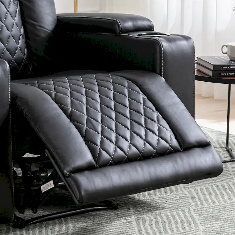 Fauteuil inclinable de cinéma électrique avec ports USB et porte-gobelets