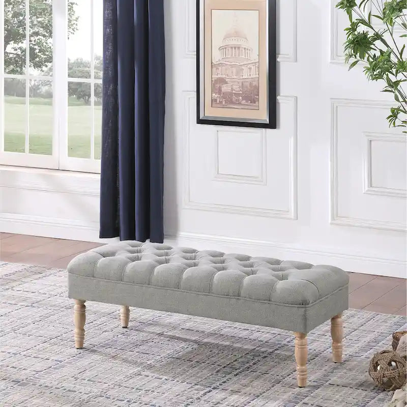 Banc capitonné classique HomePop