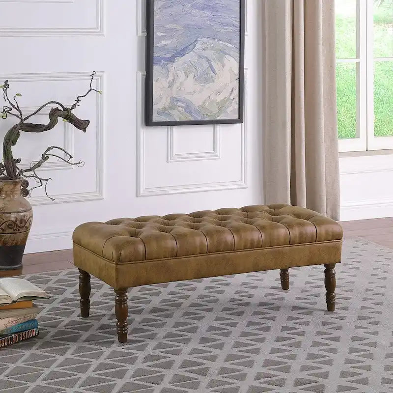 Banc capitonné classique HomePop