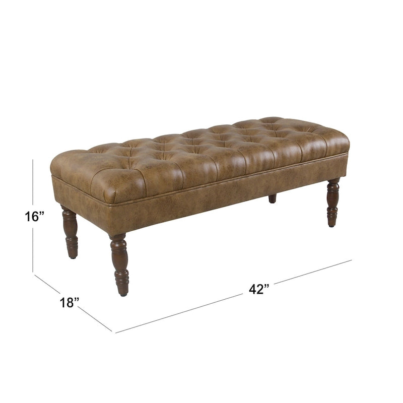Banc capitonné classique HomePop