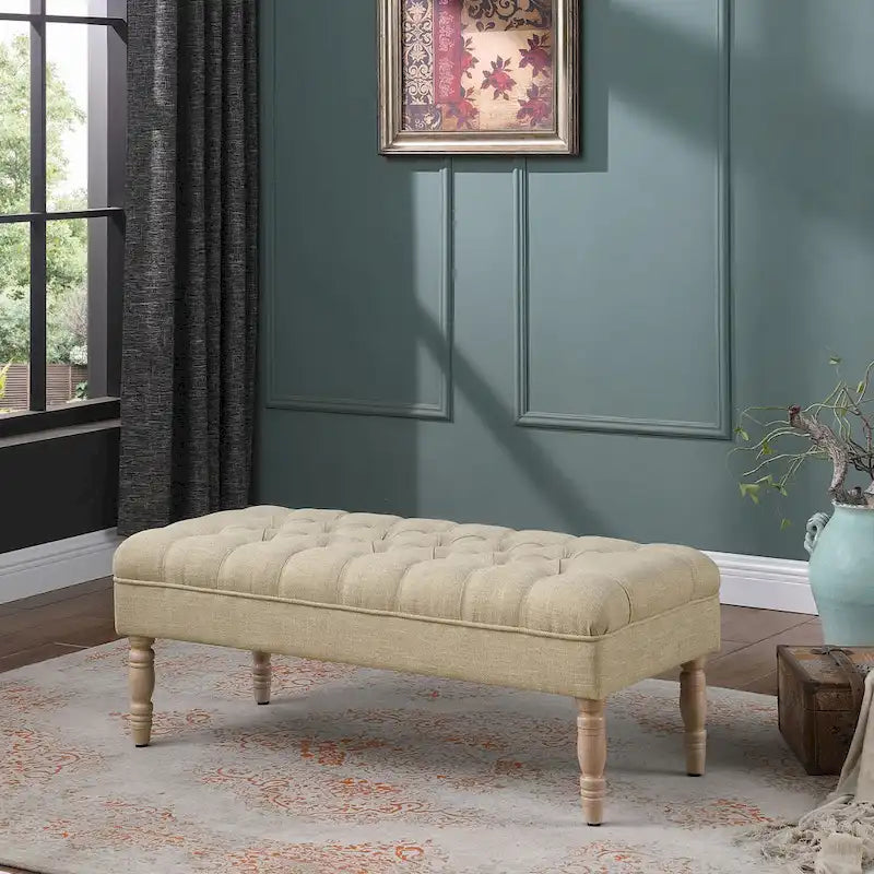 Banc capitonné classique HomePop