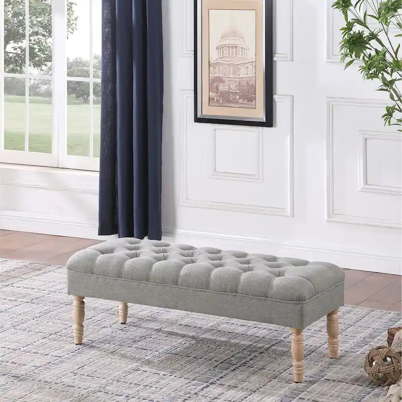 Banc capitonné classique HomePop