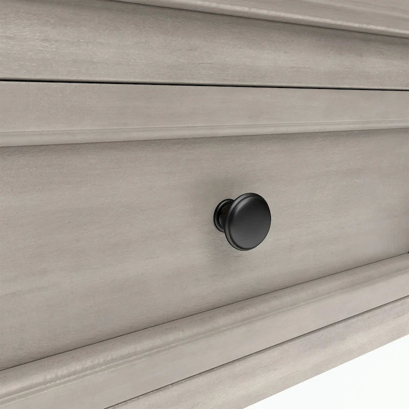 Console avec tiroirs de rangement et étagère inférieure