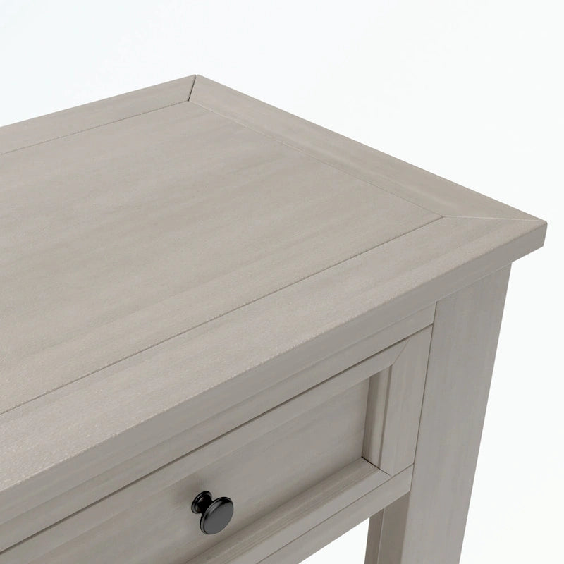 Console avec tiroirs de rangement et étagère inférieure