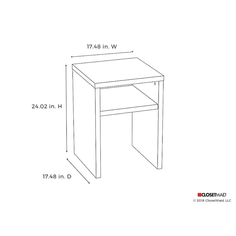 Table d'appoint modulaire ClosetMaid