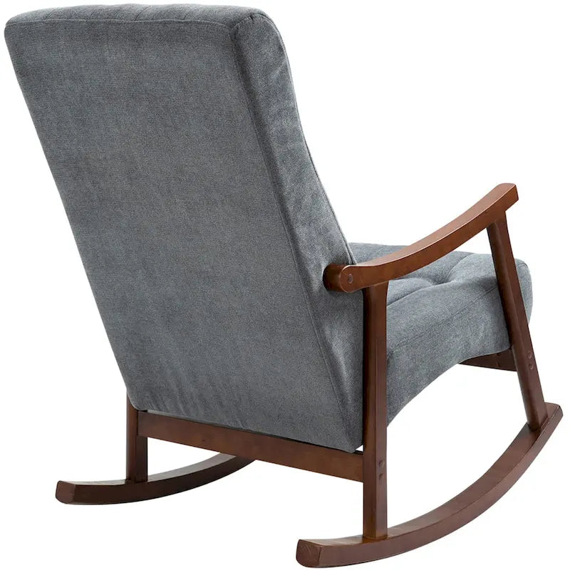 AVAWING Fauteuil à bascule rembourré Fauteuil haut de dossier moderne