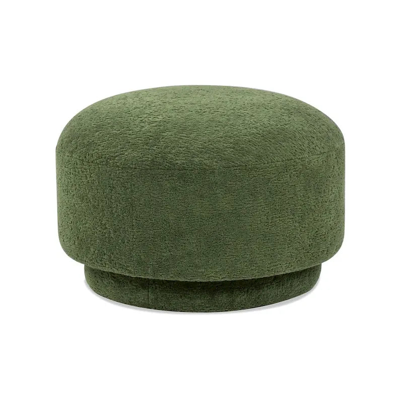 Fuji 15 Pouf Ottoman en fausse fourrure Sherpa Champignon
