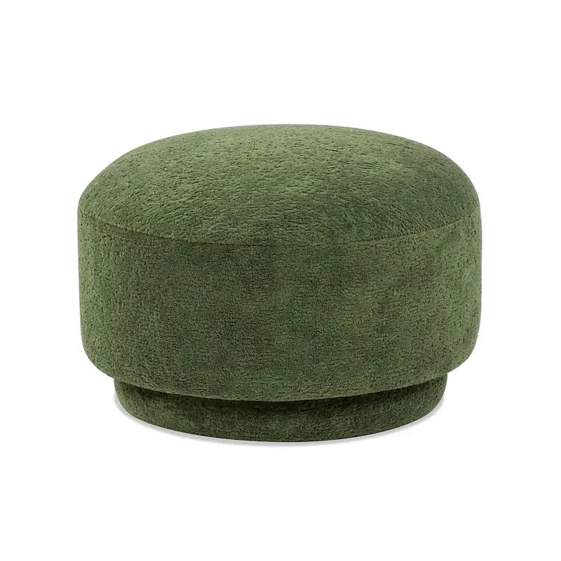 Fuji 15 Pouf Ottoman en fausse fourrure Sherpa Champignon
