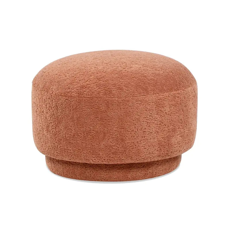 Fuji 15 Pouf Ottoman en fausse fourrure Sherpa Champignon