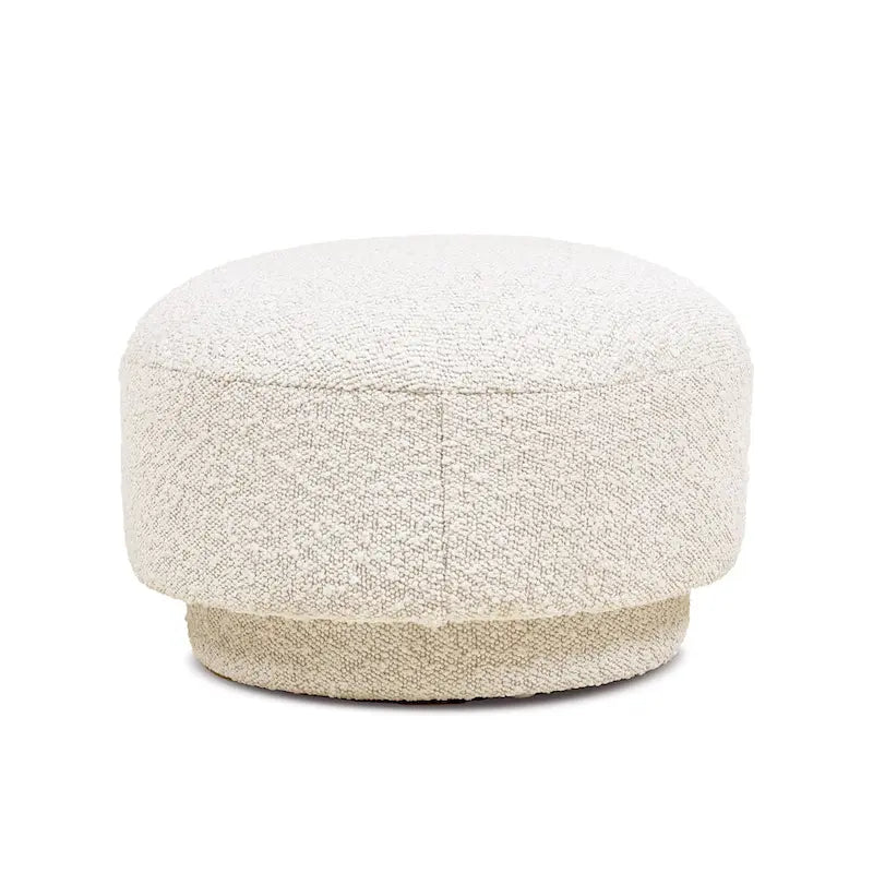 Fuji 15 Pouf Ottoman en fausse fourrure Sherpa Champignon