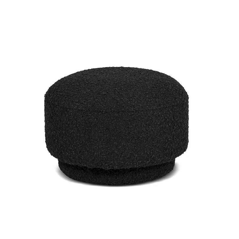 Fuji 15 Pouf Ottoman en fausse fourrure Sherpa Champignon
