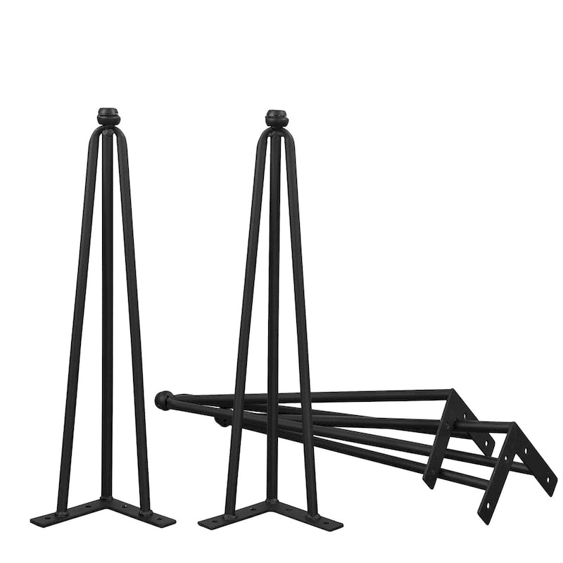 Pieds de Meuble Épingle à Cheveux Métal Lot de 4