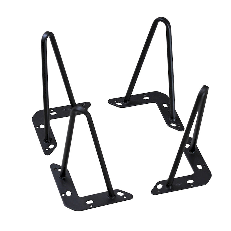 Pieds de Meuble Épingle à Cheveux Métal Lot de 4