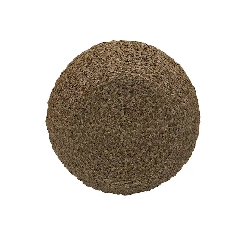 Table d'appoint avec panier de rangement en osier tressé à la main Household Essentials - 17,0 L x 17,0 l x 19,0 H