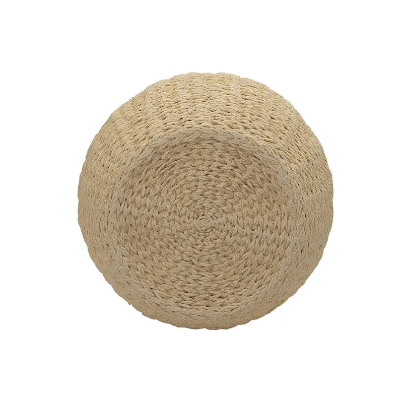 Table d'appoint avec panier de rangement en osier tressé à la main Household Essentials - 17,0 L x 17,0 l x 19,0 H