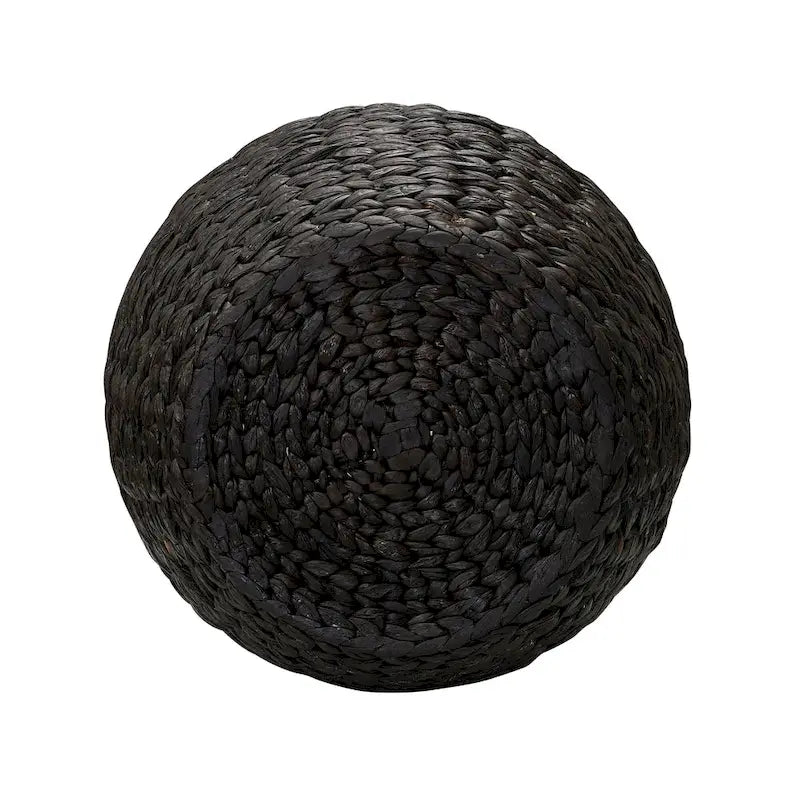 Table d'appoint avec panier de rangement en osier tressé à la main Household Essentials - 17,0 L x 17,0 l x 19,0 H