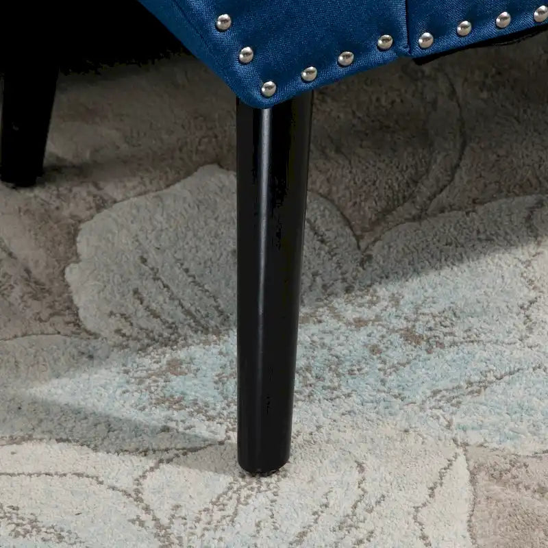 Banc d'appoint/ottoman capitonné en tissu, style moderne, pour chambre à coucher ou salon, par HOMCOM