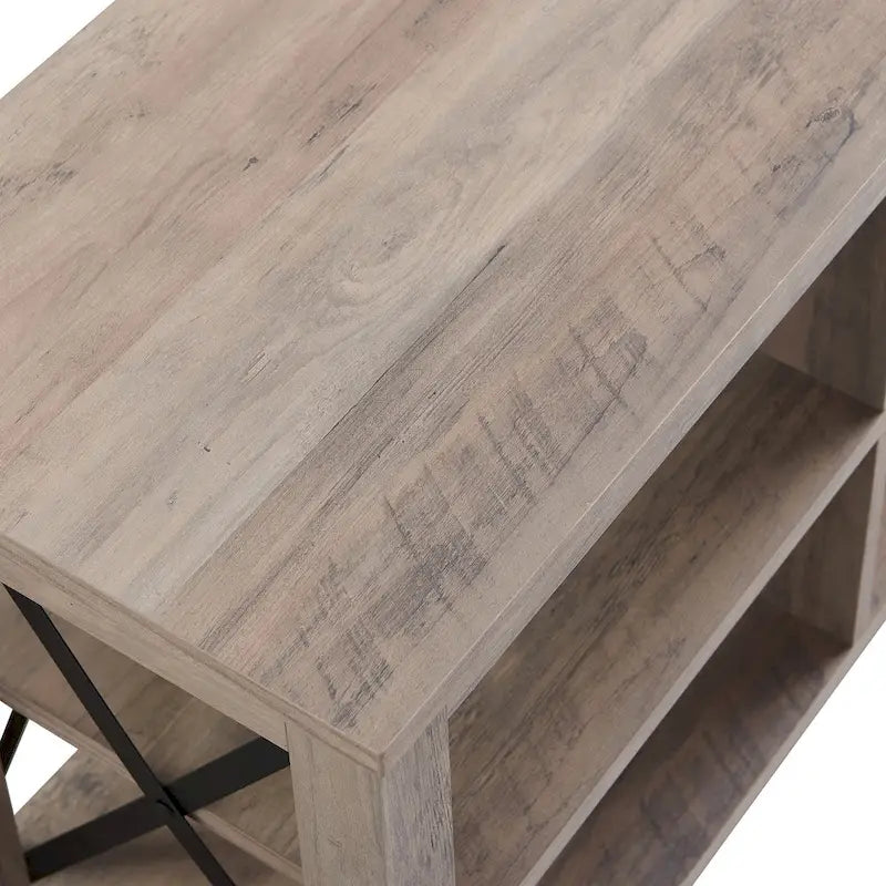 Meuble TV Sawyer avec insert de cheminée électrique