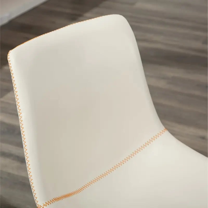 Chaises de salle à manger sans accoudoirs en similicuir Inyo de Carbon Loft (lot de 2)