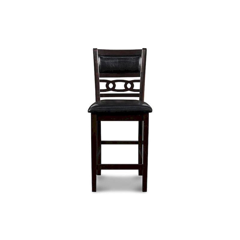 Ensemble de salle à manger rond New Classic Furniture Cavan 5 pièces hauteur comptoir