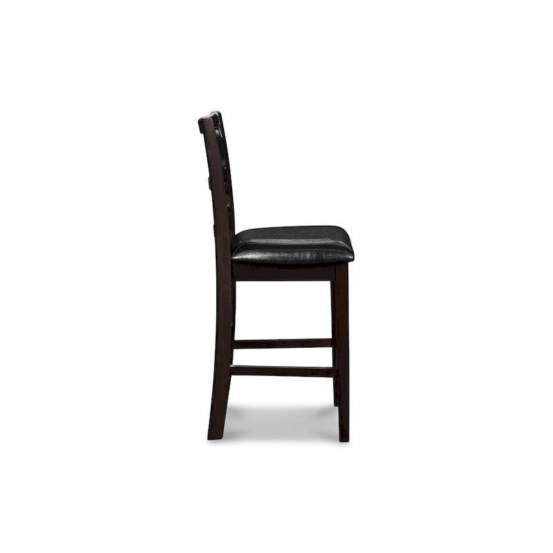 Ensemble de salle à manger rond New Classic Furniture Cavan 5 pièces hauteur comptoir