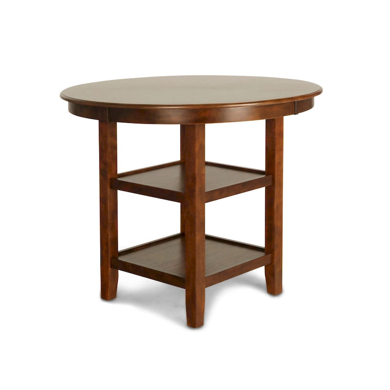 Ensemble de salle à manger rond New Classic Furniture Cavan 5 pièces hauteur comptoir
