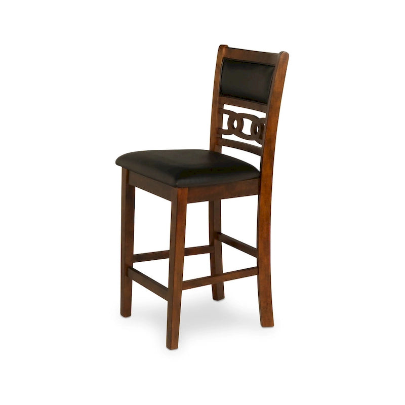 Ensemble de salle à manger rond New Classic Furniture Cavan 5 pièces hauteur comptoir