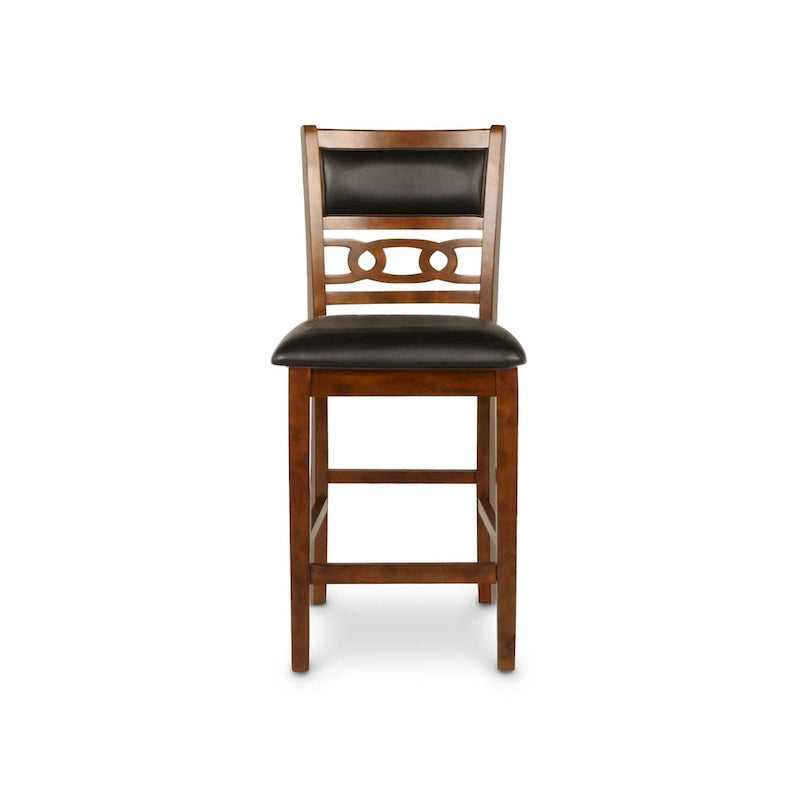 Ensemble de salle à manger rond New Classic Furniture Cavan 5 pièces hauteur comptoir