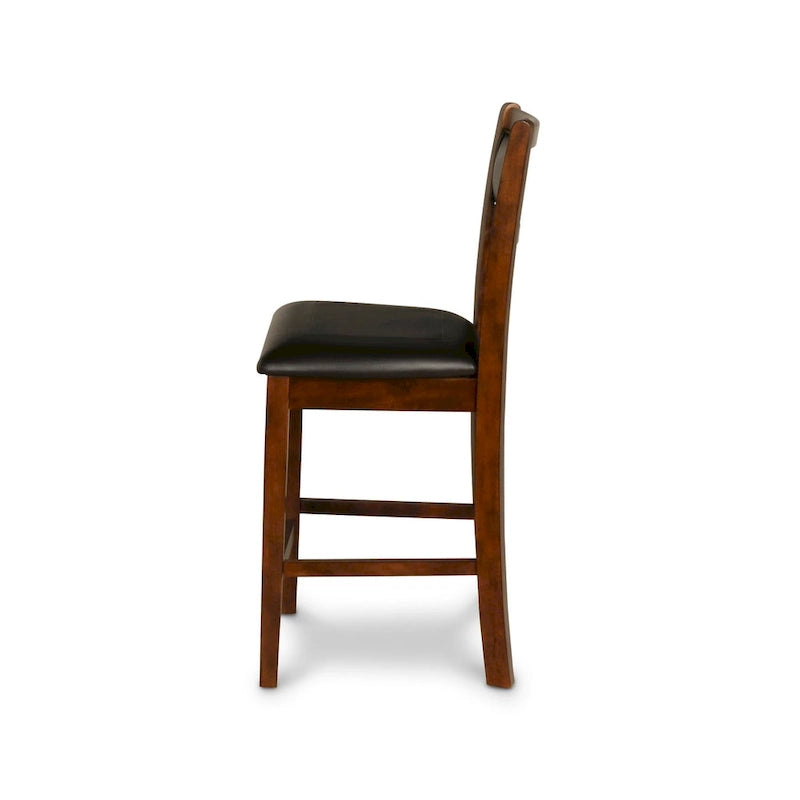 Ensemble de salle à manger rond New Classic Furniture Cavan 5 pièces hauteur comptoir