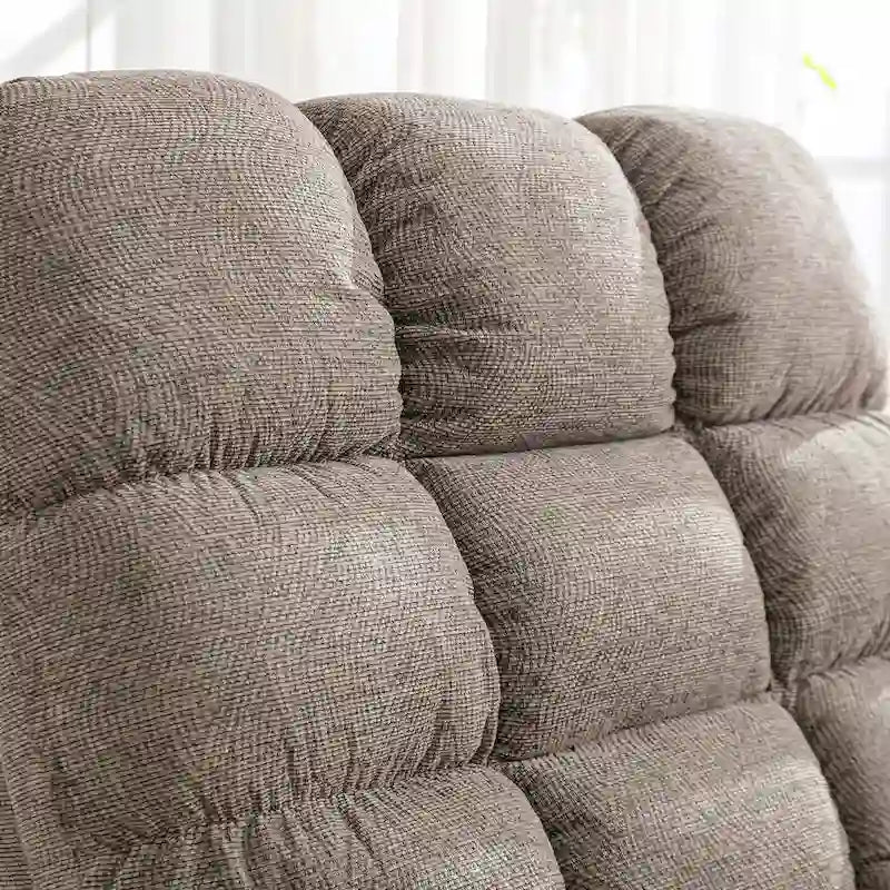 Fauteuil inclinable pivotant surdimensionné et rembourré pour homme de grande taille