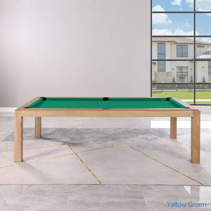 Table de billard Olivia Vintage Ash de 8 pieds avec plateau de salle à manger