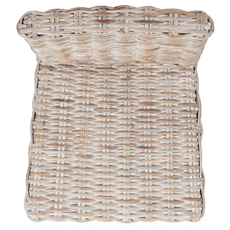 Tabouret de bar en rotin Yuna SAFAVIEH - 20,1 L x 18,5 P x 43,3 H - 20Lx19Px43H