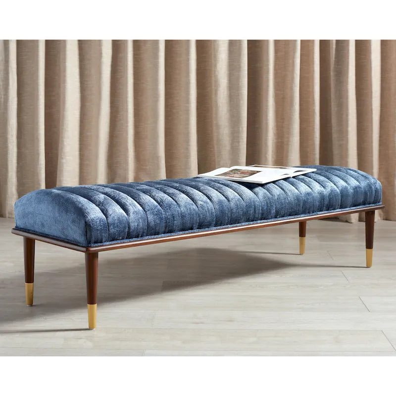 Banc mi-siècle Felicienne SAFAVIEH Couture - 63 L x 20 P x 18 H - 63Lx20Px18H