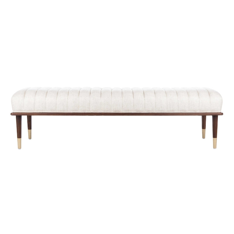 Banc mi-siècle Felicienne SAFAVIEH Couture - 63 L x 20 P x 18 H - 63Lx20Px18H