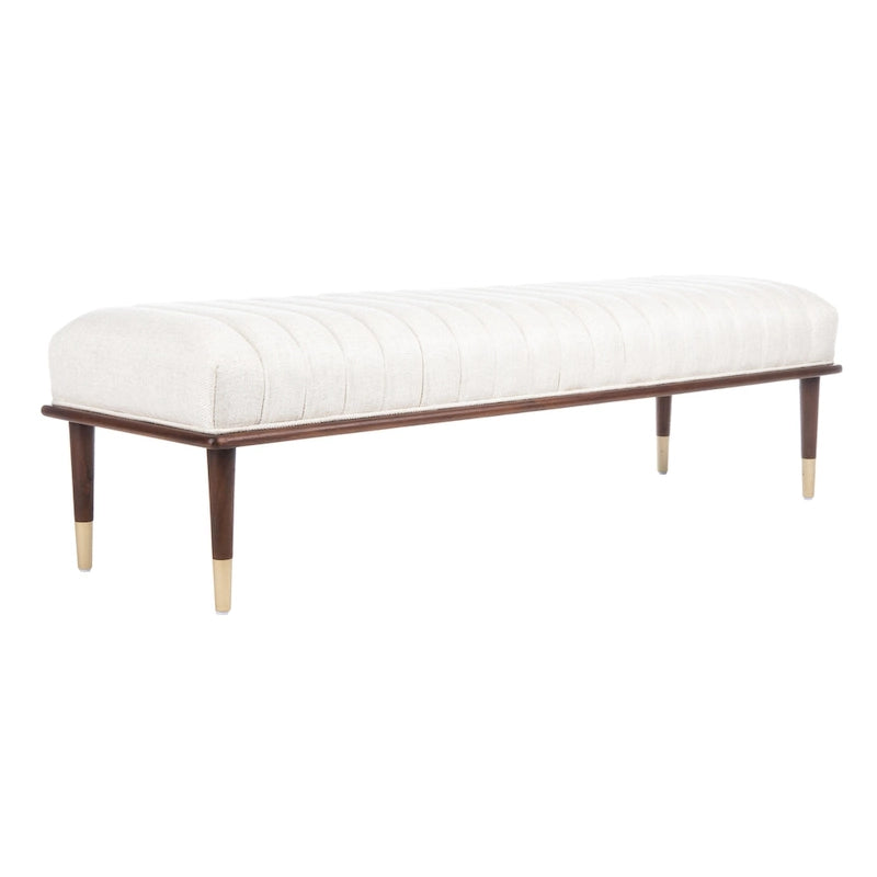Banc mi-siècle Felicienne SAFAVIEH Couture - 63 L x 20 P x 18 H - 63Lx20Px18H