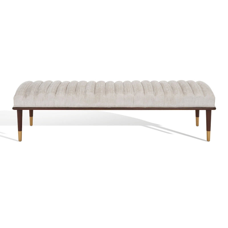 Banc mi-siècle Felicienne SAFAVIEH Couture - 63 L x 20 P x 18 H - 63Lx20Px18H