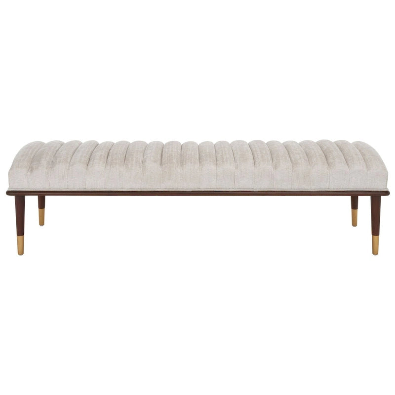 Banc mi-siècle Felicienne SAFAVIEH Couture - 63 L x 20 P x 18 H - 63Lx20Px18H