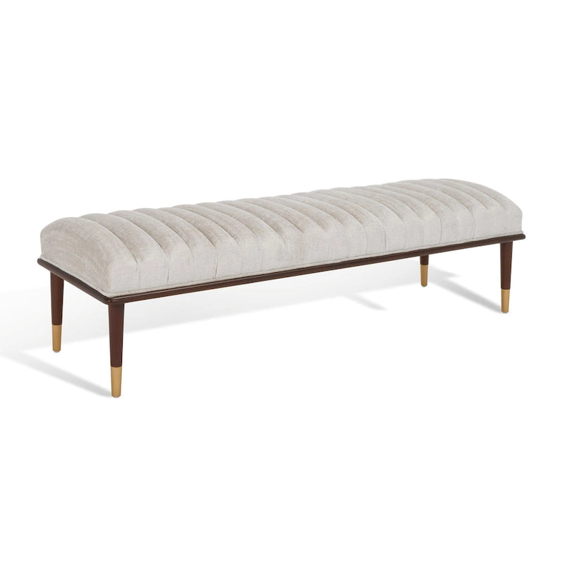 Banc mi-siècle Felicienne SAFAVIEH Couture - 63 L x 20 P x 18 H - 63Lx20Px18H